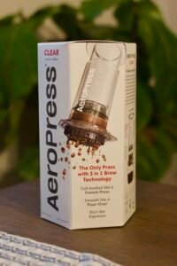 aeropress clear coffee brewer