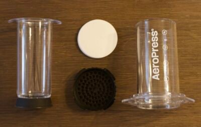 aeropress clear coffee brewer