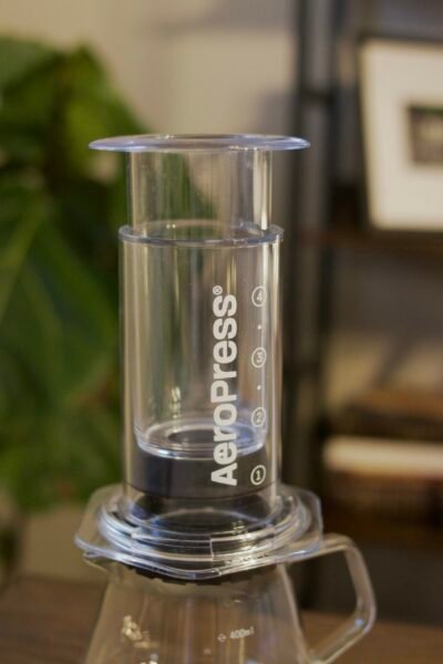 aeropress clear coffee brewer