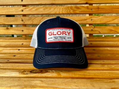 glory patch trucker hat